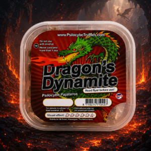 Dragon's Dynamite magic truffels (Psilocybe Pajateros) verpakking — De Truffeltuin